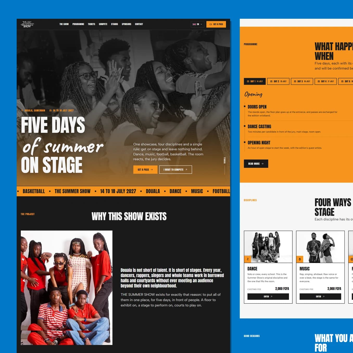 The Summer Show homepage